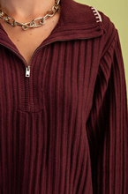 Load image into Gallery viewer, Red Knit Top
