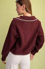Load image into Gallery viewer, Red Knit Top
