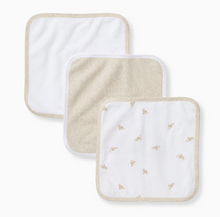 Load image into Gallery viewer, Golden Bee Washcloth Set
