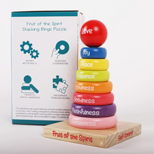 Load image into Gallery viewer, Fruit of the Spirit Stacking Puzzle
