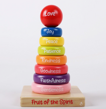 Load image into Gallery viewer, Fruit of the Spirit Stacking Puzzle
