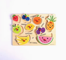 Load image into Gallery viewer, Fruit of the Spirit Peg Puzzle
