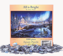Load image into Gallery viewer, All is Bright Puzzle
