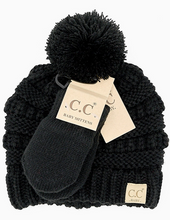 Load image into Gallery viewer, Baby Hat &amp; Mittens Set
