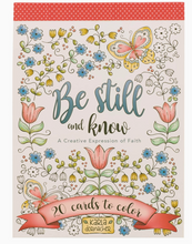 Load image into Gallery viewer, Be Still Coloring Cards
