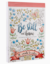 Load image into Gallery viewer, Be Still Coloring Cards
