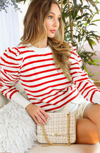 Load image into Gallery viewer, Striped Crew Neck
