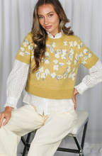 Load image into Gallery viewer, Yellow Knitted Sweater
