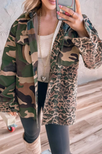 Load image into Gallery viewer, Leopard Camo Shacket
