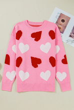 Load image into Gallery viewer, Pearl Heart Sweater
