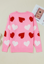 Load image into Gallery viewer, Pearl Heart Sweater
