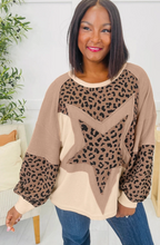 Load image into Gallery viewer, Leopard Patchwork Top
