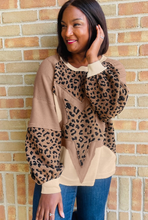 Load image into Gallery viewer, Leopard Patchwork Top
