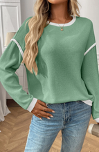 Load image into Gallery viewer, Green Knit Top

