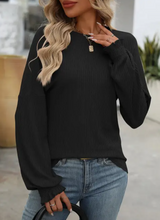 Load image into Gallery viewer, Ribbed Relaxed Sweater
