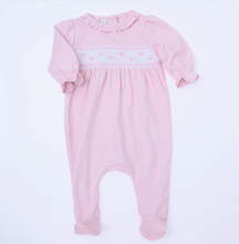 Load image into Gallery viewer, Smocked Heart Sleeper
