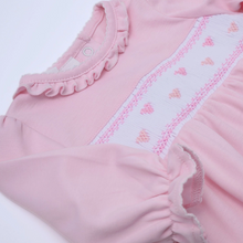 Load image into Gallery viewer, Smocked Heart Sleeper
