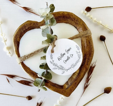 Load image into Gallery viewer, Dough Bowl Heart Candle
