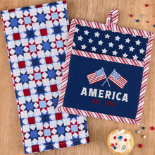 Load image into Gallery viewer, America Potholder Gift Set
