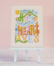 Load image into Gallery viewer, Home &amp; Heart Cross Stitch
