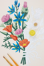 Load image into Gallery viewer, California Wildflowers Paint by Number Kit
