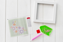 Load image into Gallery viewer, Bunny Flower Diamond Art Kit
