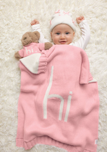Load image into Gallery viewer, Hi Baby Blanket
