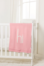 Load image into Gallery viewer, Hi Baby Blanket
