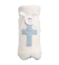Load image into Gallery viewer, Cross Chenille Baby Blanket
