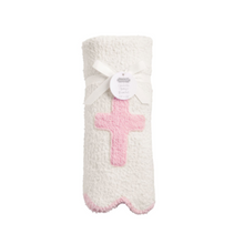 Load image into Gallery viewer, Cross Chenille Baby Blanket
