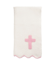 Load image into Gallery viewer, Cross Chenille Baby Blanket
