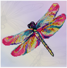 Load image into Gallery viewer, Dragonfly Diamond Art Kit
