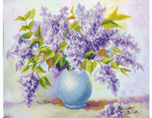 Load image into Gallery viewer, Lilac Perfume Diamond Art Kit
