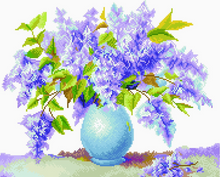 Load image into Gallery viewer, Lilac Perfume Diamond Art Kit
