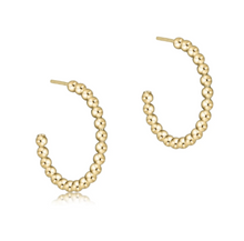 Load image into Gallery viewer, Enewton Beaded Classic Post Hoop Earring
