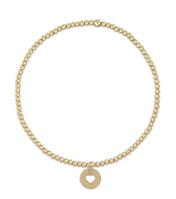 Load image into Gallery viewer, Enewton Classic Gold Bead Bracelet with Love Disc
