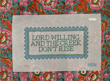 Load image into Gallery viewer, Lord Willing  Needlepoint Canvas
