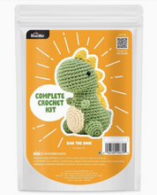 Load image into Gallery viewer, Dan the Dino Crochet Kit
