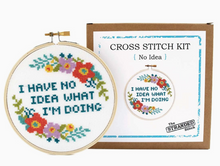 Load image into Gallery viewer, No Idea Cross Stitch Kit
