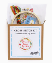 Load image into Gallery viewer, Please Leave by Nine Cross Stitch Kit
