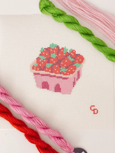 Load image into Gallery viewer, Strawberry Basket Needlepoint Canvas
