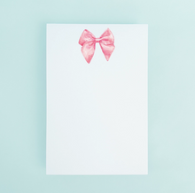 Load image into Gallery viewer, Pink Bow Notepad
