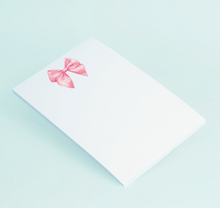Load image into Gallery viewer, Pink Bow Notepad

