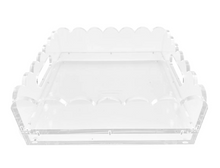 Load image into Gallery viewer, Penny Linn Scallop Square Acrylic Trays
