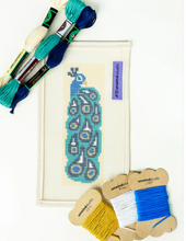 Load image into Gallery viewer, Peacock Needlepoint Kit
