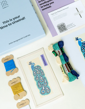 Load image into Gallery viewer, Peacock Needlepoint Kit
