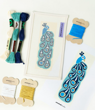 Load image into Gallery viewer, Peacock Needlepoint Kit
