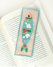 Load image into Gallery viewer, Portuguese Sardine Bookmark Needlepoint Kit
