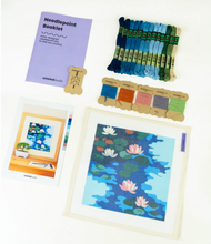 Load image into Gallery viewer, Monet's Water Lilies Needlepoint Kit
