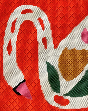 Load image into Gallery viewer, Swan on Red Needlepoint Kit
